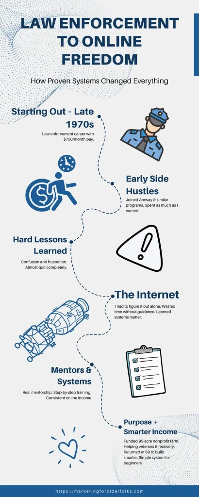 online business success story - start a home business Infographic - Marketing for Older Folks online business success story - start a home business Infographic