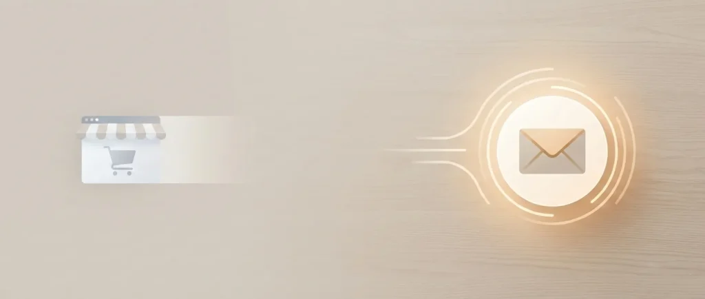 Email inbox symbolizing ownership and stability for Etsy and eBay sellers building an email list