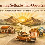 Turning Setbacks Into Opportunities blog feature image with winding road and growth symbols - Marketing for Older Folks Turning Setbacks Into Opportunities blog feature image with winding road and growth symbols